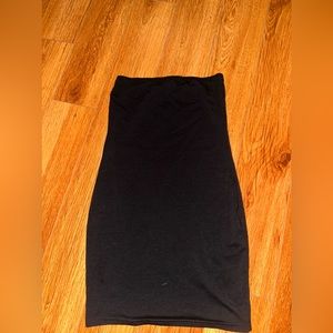 Strapless Black Dress